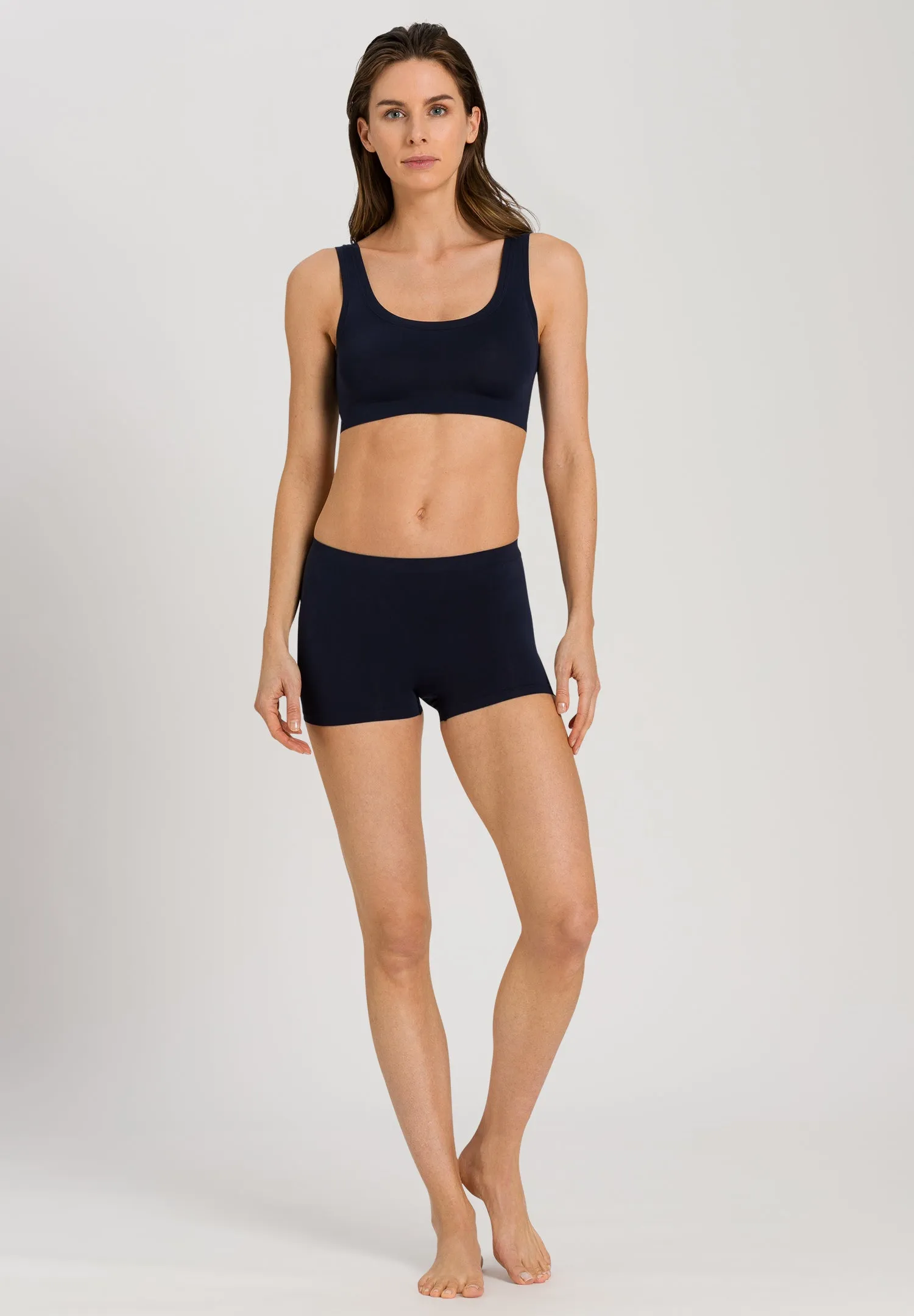 Touch Feeling Crop Top | Deep Navy 71810-1610
