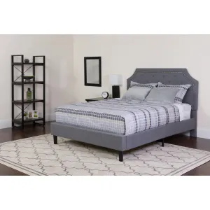Twin Platform Bed Set-Gray SL-BMF-9-GG