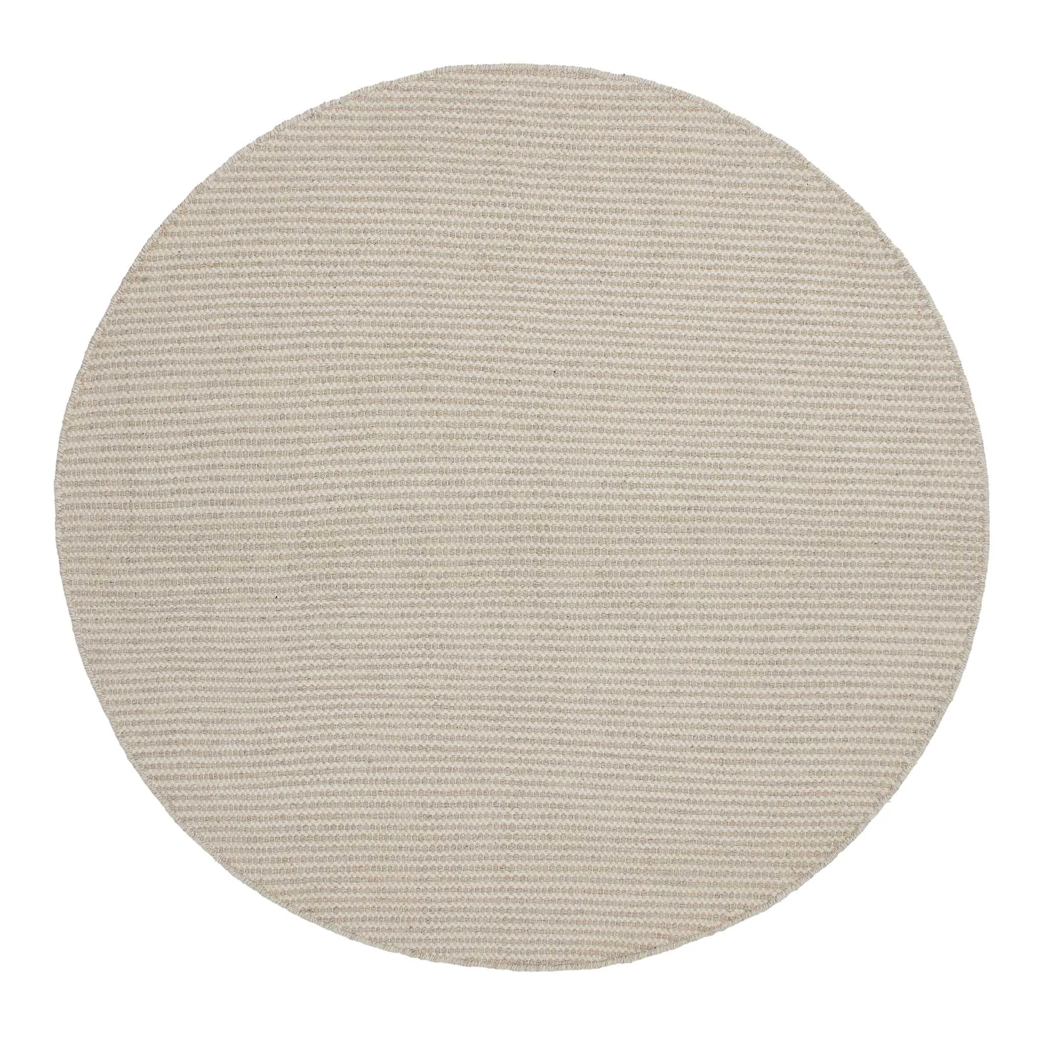 Udana Wool Rug [Sandstone melange & Natural white]