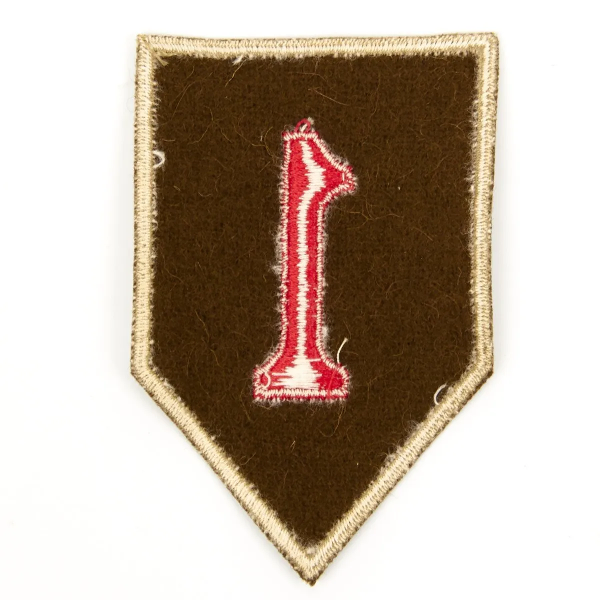 U.S. WWI 1st Infantry Division Shoulder Patch - The Big Red One