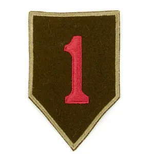 U.S. WWI 1st Infantry Division Shoulder Patch - The Big Red One