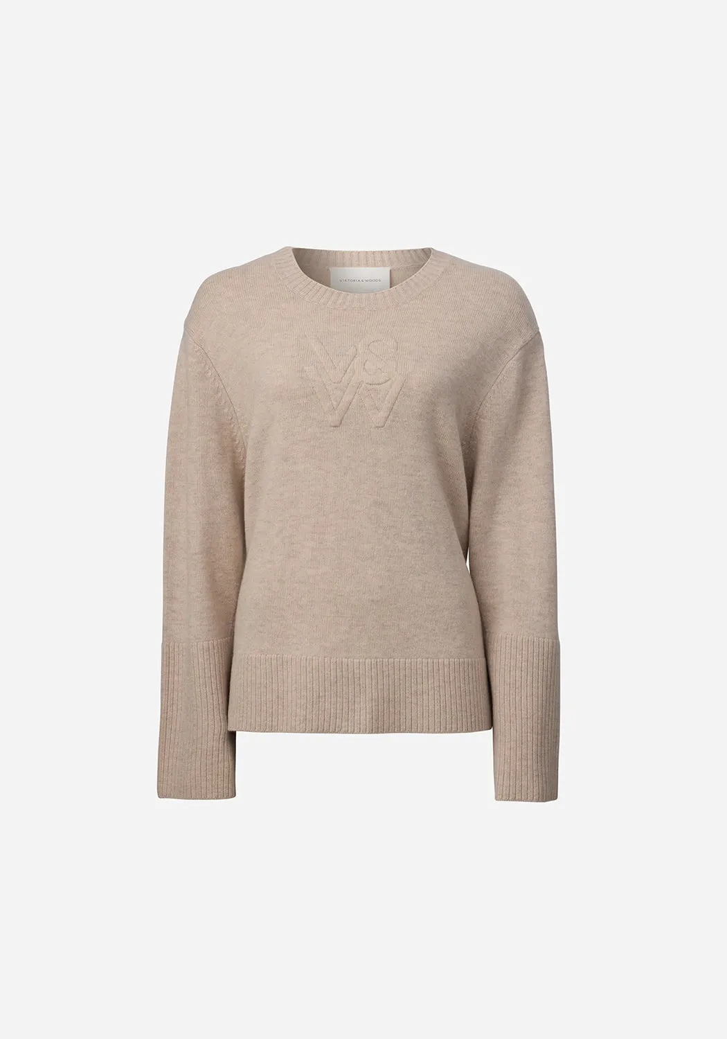 VIKTORIA & WOODS | Skyfall Knit Oat Marl