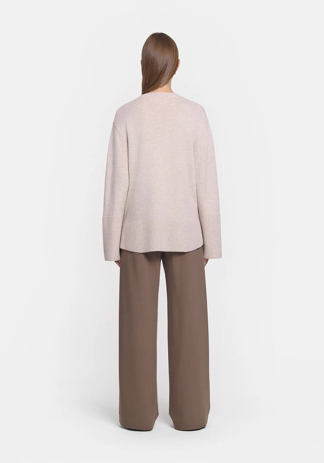 VIKTORIA & WOODS | Skyfall Knit Oat Marl