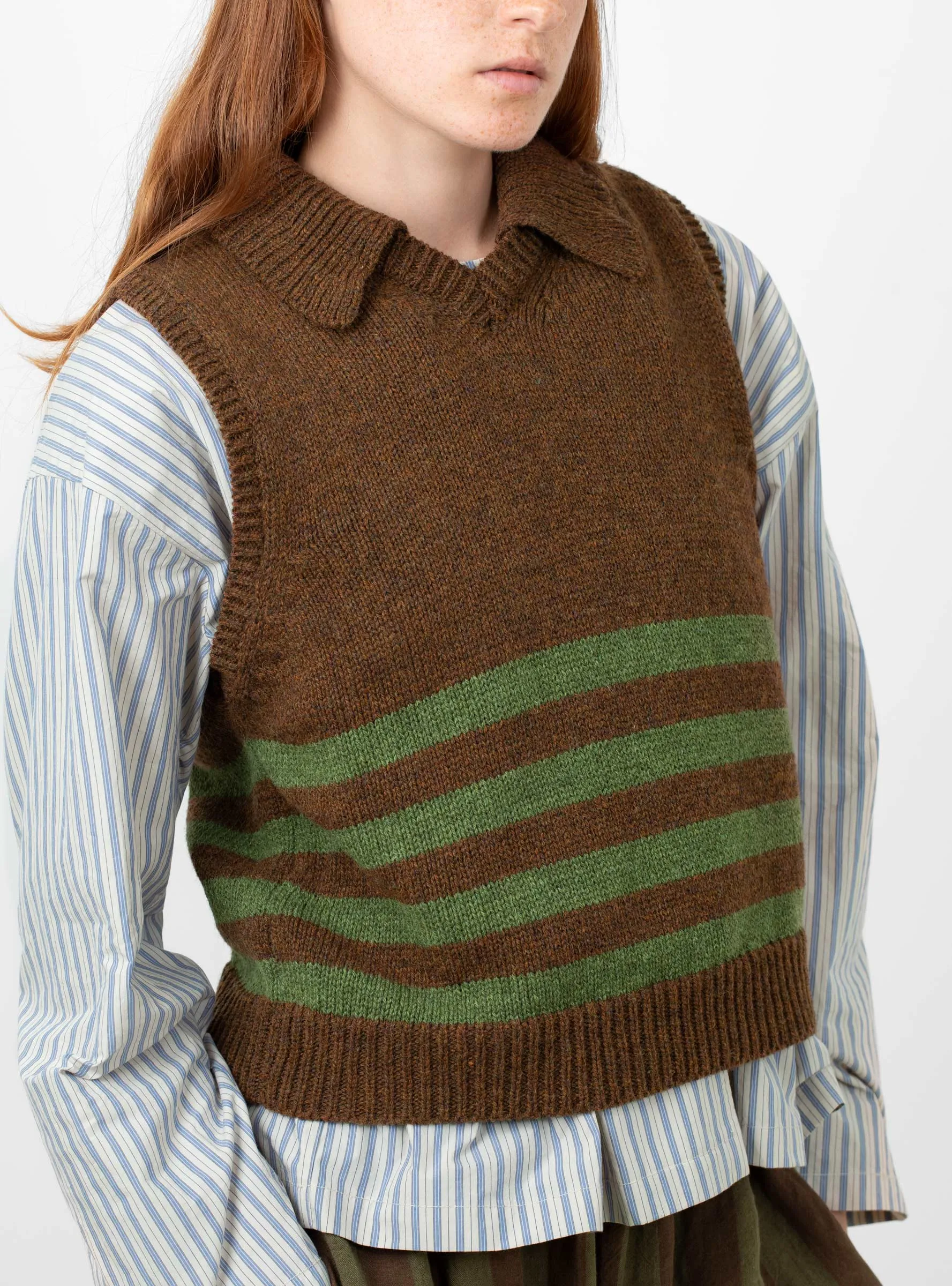 Violet Vest Tobacco/Dark Apple