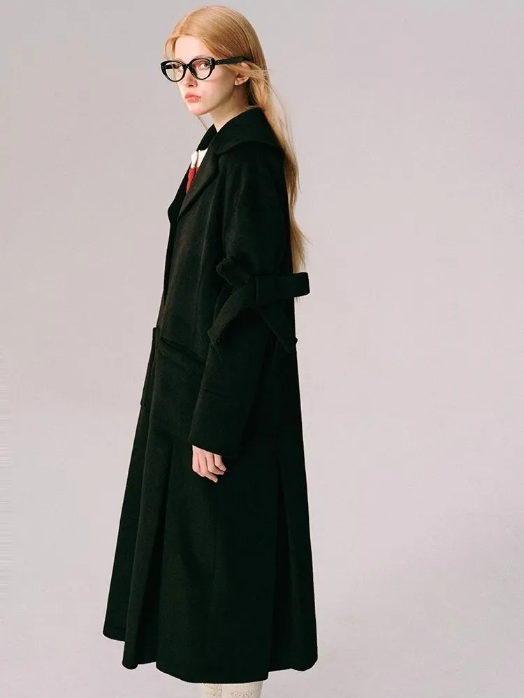 Wool Bow French Long Tweed Jacket【s0000005610】