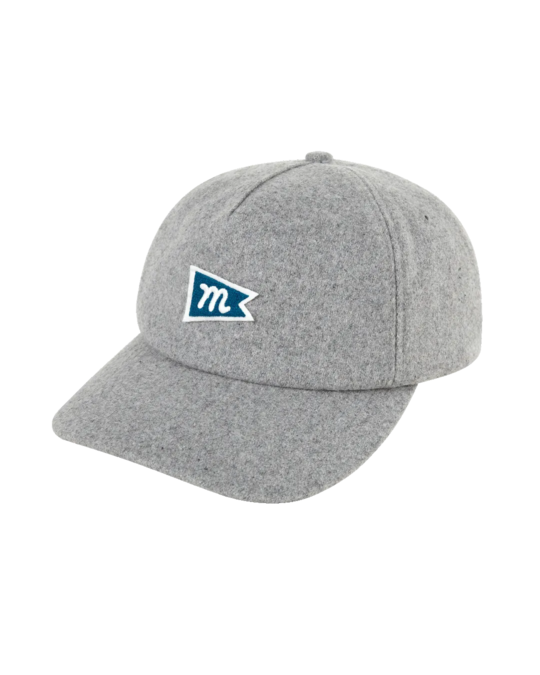 Wool Pennant Hat - Gray