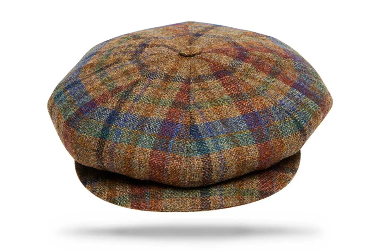 Wool Plaid Apple Jack - Brown Green